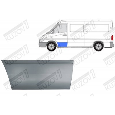 Дверь Передняя (левая) 31 См POTRYKUS для Mercedes Sprinter 1995-2000 - фото