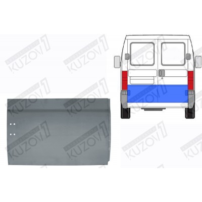 Дверь Задняя (левая) 51 См POTRYKUS для PEUGEOT BOXER 1994-2002 - фото